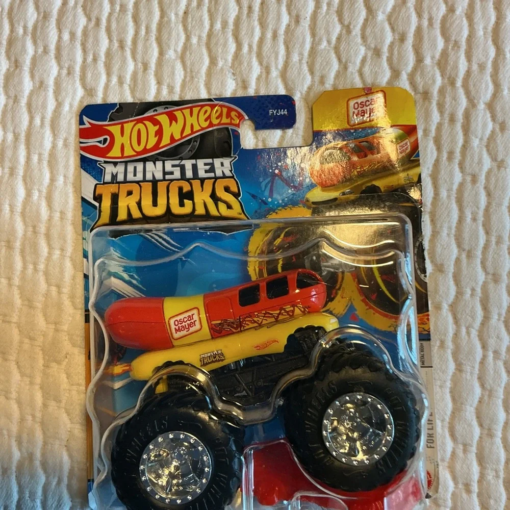 Monster Trucks Oscar Mayer Wienermobile Toy - Red & Yellow